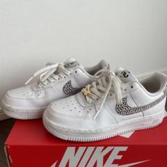 【NIKE】\"Air Force 1\" レザー 箱付き スニーカー ヒョウ柄 レオパード（ヒョウ柄） Nike AIR FORCE 1(ナイキ エアフォース