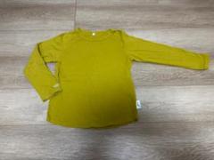 JIPPON マスタード ラグランTシャツ 長袖カットソー マスタード 120