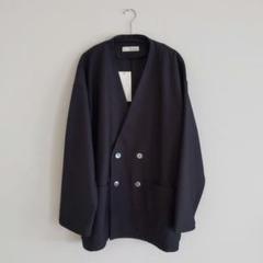 トリコットサッカージャケット（ネイビー）／t.yamai paris