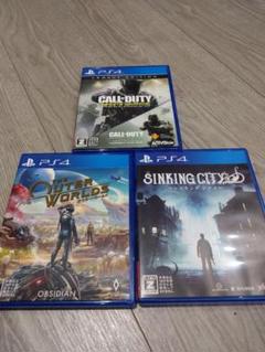 PS4 ゲームセット ３本