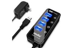 USB 3.0 マルチポートデータハブ スーパースピード5Gbps 携帯用