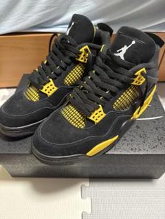 NIKE エアジョーダン4 サンダー　BOYS 23.5 Size 4 - Air Jordan 4 Retro White Thunder for sale online | eBay