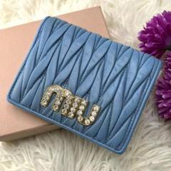 miu ミュウミュウ MIUMIU マテラッセレザー 財布