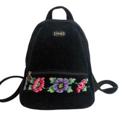 FEILER フェイラー リュック ブラック お出かけ 散歩 旅行 花柄シンプル FEILER フェイラー リュック ブラック お出かけ 散歩 旅行 花柄
