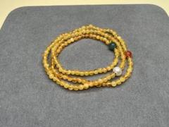 文玩堂：特別価格出品（蜜蝋小粒ネックレス）