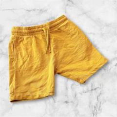 ネクスト　キッズ　ハーフパンツ　4〜5才　130くらい　イエロー　ウエストゴム