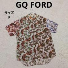 GQ FORD 半袖アロハシャツ 多色ペイズリー柄 F カジュアル アウトドア