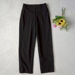 【エイチアンドエムH&M】スラックス　黒　無地　EUR34サイズ　デイリー