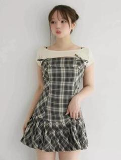アンドマリー チェックミニスカート サイズS ANDMARY】Mia check skirt