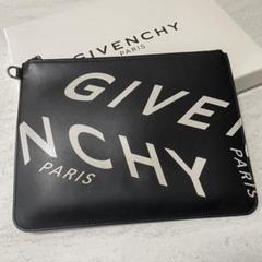 GIVENCHY ジバンシー ブラック レザー クラッチバッグ セカンドバッグ