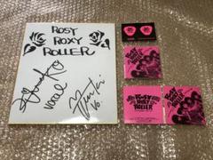 Rosy Roxy Roller 直筆サイン色紙 非売品CDS ピックセット Rosy Roxy Roller 直筆サイン色紙 非売品CDS ピックセット