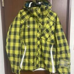 【返品交換不可】 スキーウェア Phenix イエロー/ブラックチェック L 上下セット スキー