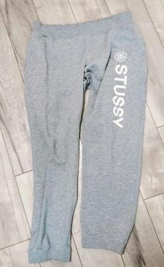 “ふきだし Logo” old stussy プリント スウェット チャコール ふきだし Logo” old stussy プリント スウェット チャコール