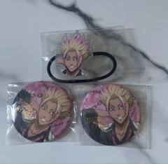 ブルーロック 士道龍聖 ヘアゴム 缶バッジ セット ブルーロック展 エゴ展