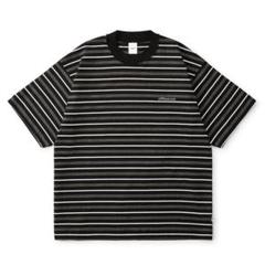 トップス plllllleeeasse multi stripe short tee L 2025年最新】plllllleeeasse multi stripe short sleeveの人気