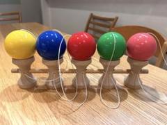 Google Play × BEAMS DESIGN オリジナル 5連けん玉 別注】山形工房 × BEAMS JAPAN / ビームスジャパン けん玉