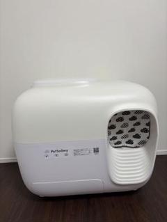 X、様用】PetSnowy ドーム型猫用トイレ ホワイト