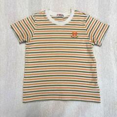 【size110】ミキハウス♡ストライプ♡キッズ♡子供♡Tシャツ