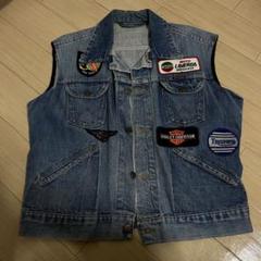 Wrangler デニムベストHarley-Davidsonハーレーダビッドソン