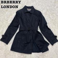 美品✨ 希少XL! バーバリーロンドン ハーフコート アンゴラ ノバチェック 希少 Lサイズ Burberry London ノバチェック コート ウール