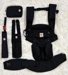 【美品】 エルゴベビー オムニ360 クールエア メッシュ 抱っこ紐 ブラック