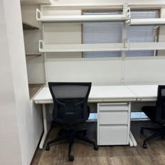 オフィス家具 オフィスデスク シェルフ キャビネット セット