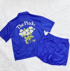Vandy the pink セットアップ　ブルー　半袖　膝上　ショーツ