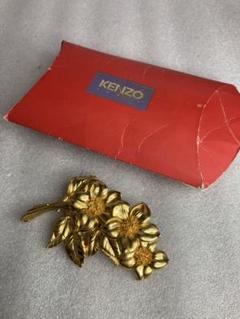 KENZO ケンゾー 大ぶりえんどう豆ブローチヴィンテージ