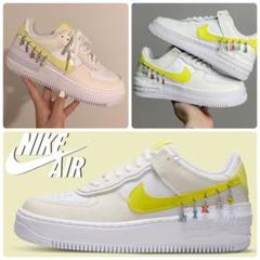 日本未発売モデル☆ NIKE AIR FORCE 1 SHADOW 黄色×白色