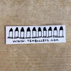 限定 Tom Sachs Ten Bullets Sticker ステッカー