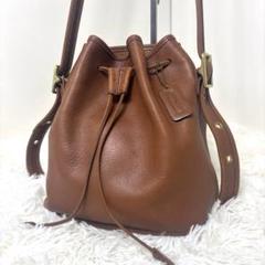 オールドコーチ COACH ショルダーバッグ ヌバック 斜めがけ 巾着 茶系 COACH コーチ オールドコーチ 巾着 ショルダーバッグ｜Yahoo