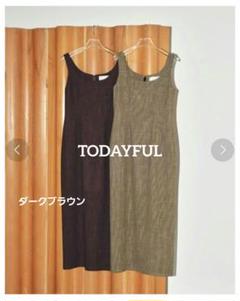 ☆新品タグ付き《TODAYFUL》Check Pencil Dress 24SS