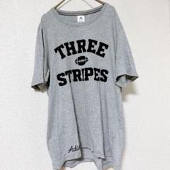 Adidas THREE STRIPES Tシャツ グレー
