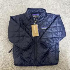 新品未使用　patagonia キッズ ナノパフジャケット 5T ネイビー 新品未着用 Patagonia ベビー ナノ パフ ジャケット ネイビー