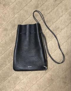 【大人気】Hender Scheme レザー スエード リバーシブル 巾着バッグ Hender Scheme】 巾着 スエード ショルダーバッグ - メルカリ