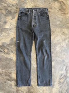 90s levis 501 USA製 サルファブラック デニムパンツ W31