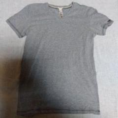 DIESEL Vネック グレー Tシャツ シンプルTシャツ ディーゼル