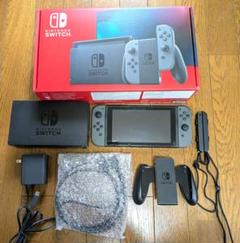 即日発送 Nintendo Switch本体 2019年8月発売モデル(グレー)付属
