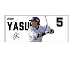 千葉ロッテマリーンズ 安田 ビジュアルフェイスタオル