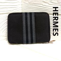 エルメス HERMES 『フレックス』 スイフト黒 薄い二つ折り小銭