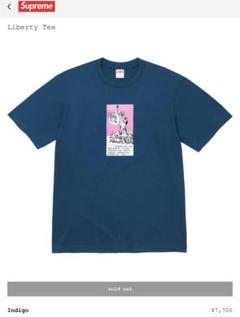 シュプリーム リバティー Tシャツ インディゴ m53247629027_1.jpg?1725191462