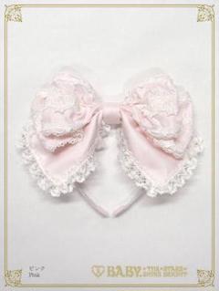 公式売切れキャメロンカチューシャピンクリボンカチューシャベイビーロリィタロリータ BABY,THE STARS SHINE BRIGHT - BABY キャメロンカチューシャ
