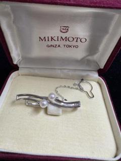 未使用 MIKIMOTO ミキモト カフス タイタック タイピン シルバー MIKIMOTO タイピン、タイタック｜メンズアクセサリー