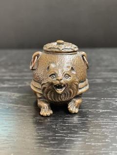 唐銅 画聖 雪舟像 置物 鋳銅 岡崎雪聲作」 明治彫金鋳造師 「二宮金次郎像/二宮尊徳像