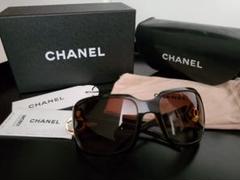 美品♡CHANELロゴサングラス♡免税店購入品♡ブラウン♡