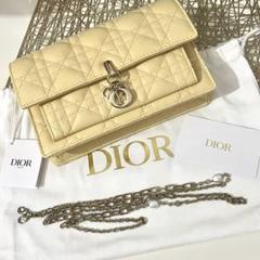 My Dior デイリーチェーンポーチショルダーバッグイエロー