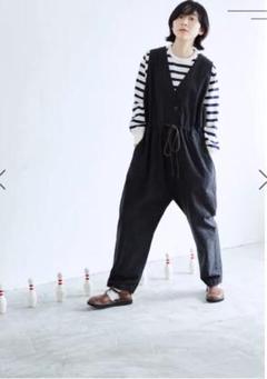 新品 2024a/w アトリエナルセ サルエル ヘリンボーン パンツ