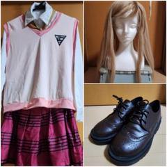 送料込 ダンガンロンパV3 赤松楓 コスプレセット(衣装(L