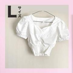 LOHEN　ローヘン　袖ギャザー　パフブラウス　パフスリーブ　ホワイト lohen ローヘン 袖ギャザーパフブラウス 白 （2WAYオフショル