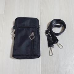 ショルダーバッグ ミニバッグ スマホバッグ ミニポーチ サコッシュ 黒